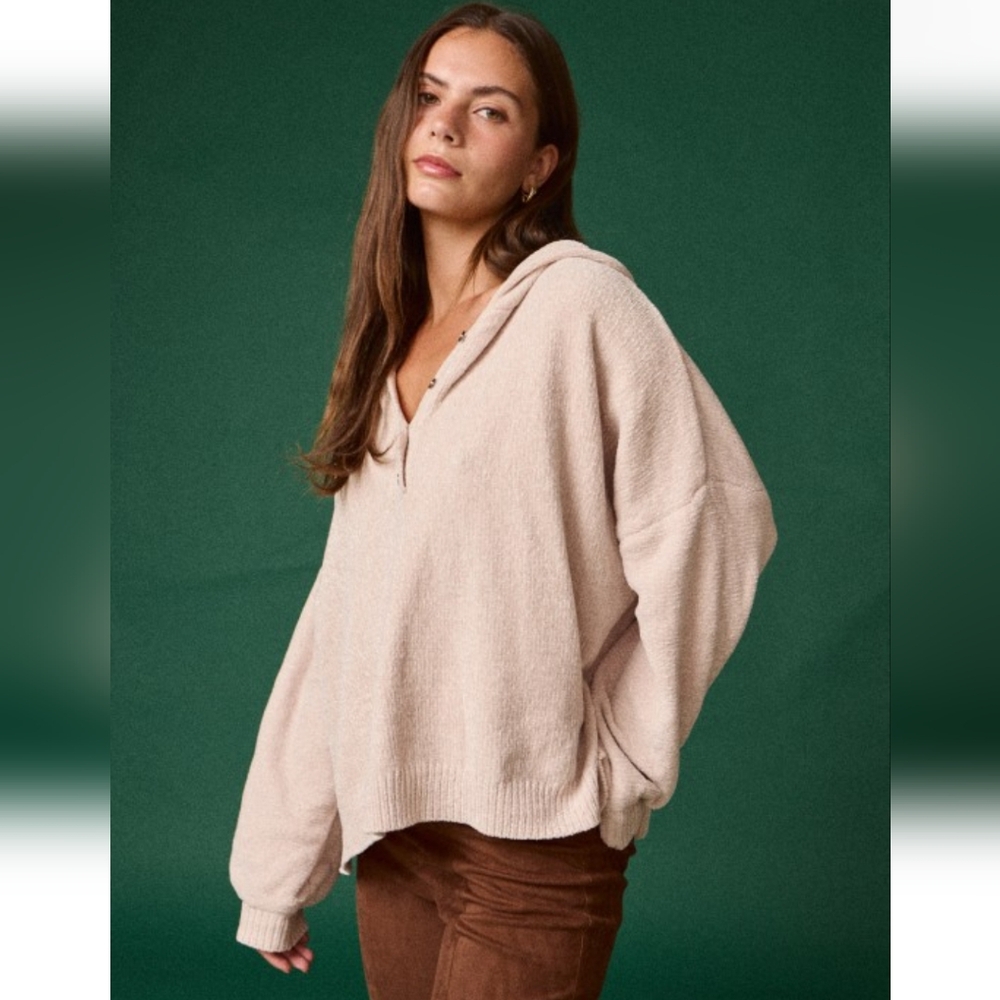 🩷 Chenille Blush Oversized Sweater - Picture 5 of 7